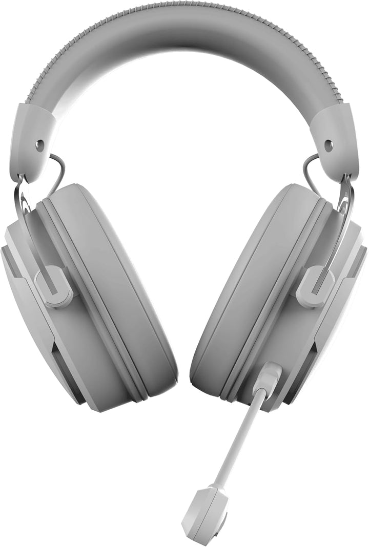 Nubi NH1 Pro White - Kabelloses Gaming-Headset mit Mikrofon (Bluetooth, 2,4 GHz und USB)