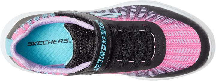 Skechers Girl's 303532l Nvmt Trainers 29 EU Black Mesh Multi Trim, 29 EU Black Mesh Multi Trim