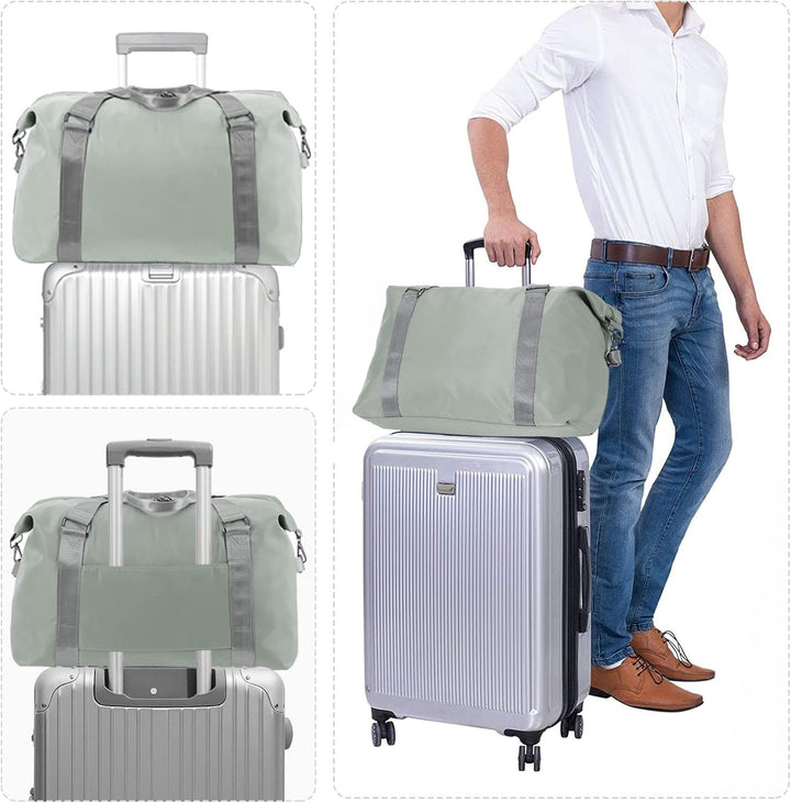 HAWEE Reisetasche Herren Gross Weekender Sporttasche Damen Wasserdicht Gym Bag Leichte Handgepäck Ta