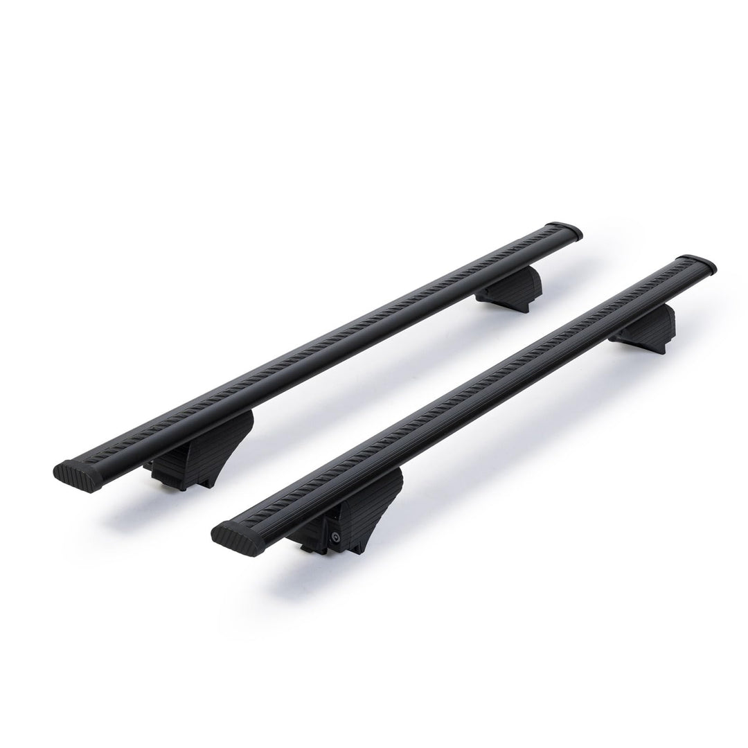 Dachträger passend für Renault Koleos ab 2008-2016 offene Dachreling 125 cm Schwarz, Querträger, Dac