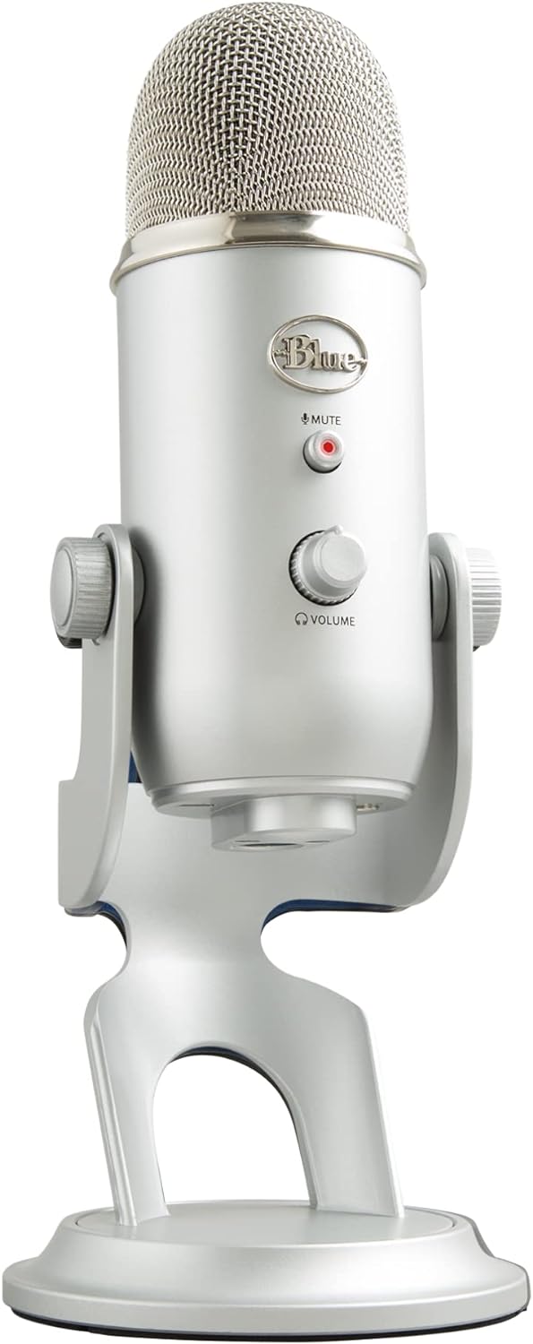 Blue Microphones Yeti Professionelles USB-Mikrofon für Aufnahmen, Streaming, Podcasting, Broadcastin