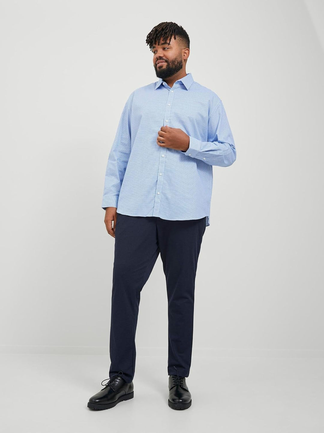 JACK &amp; JONES Herren Jpstmarco Jjdave Lc Noos Pls Chino-Hose, Navy Blazer