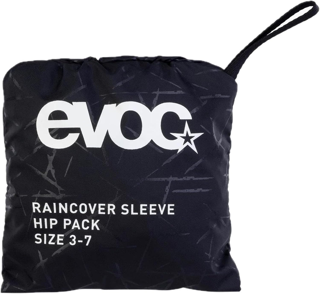 EVOC RAINCOVER Sleeve HIP Pack, leichte Regenhülle für Bauchtasche (wasserdichter Schutz, Schutzbeut