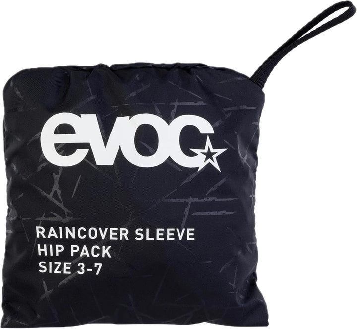 EVOC RAINCOVER Sleeve HIP Pack, leichte Regenhülle für Bauchtasche (wasserdichter Schutz, Schutzbeut