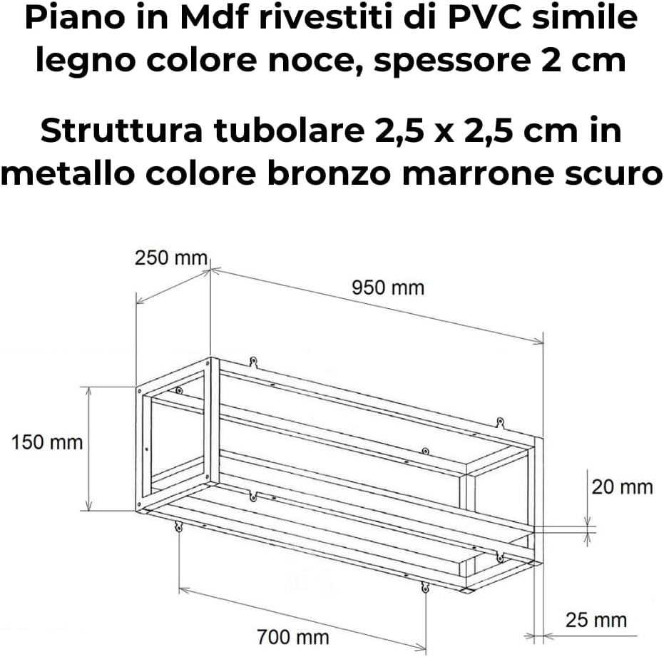 yelloo FLOWERS Hängendes Deckenregal mit Blumenketten für vertikale Garten Getränkehalter Flaschen B