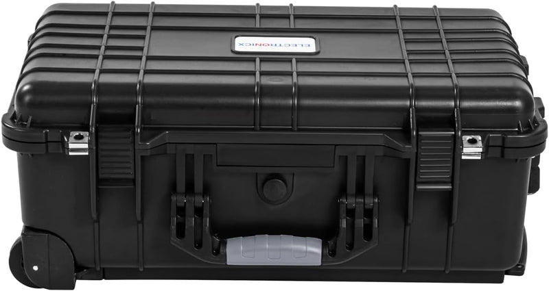 Electronicx Outdoor-Fototasche mit Gitterschaum, Schwarz, Modern (56 x 35 x 23 cm), 56 x 35 x 23 cm
