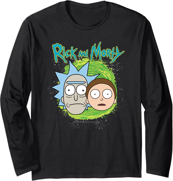Rick and Morty Floating Heads Langarmshirt