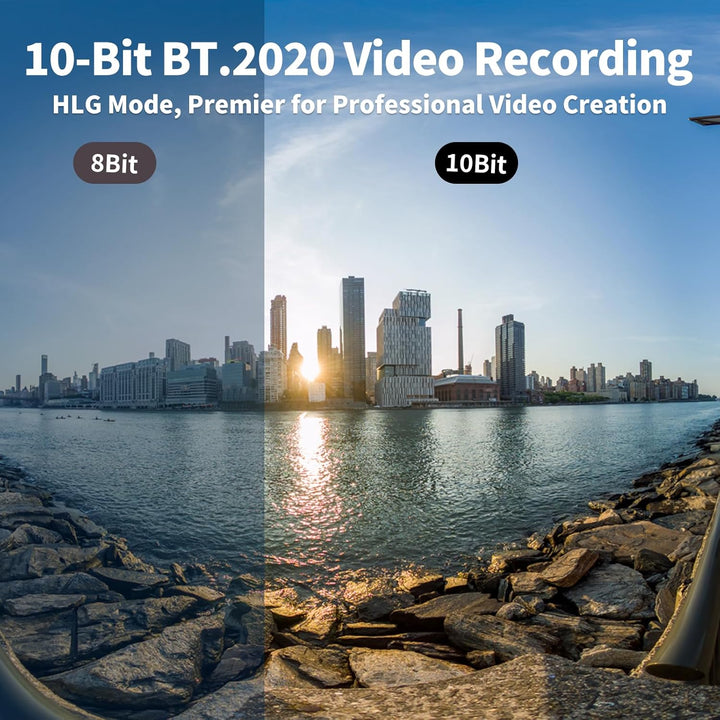 KanDao QooCam 3 Ultra - 8K wasserdichte 360 Action Kamera, 96MP Foto & 8K 360 Video mit Dual 1/1.7 "