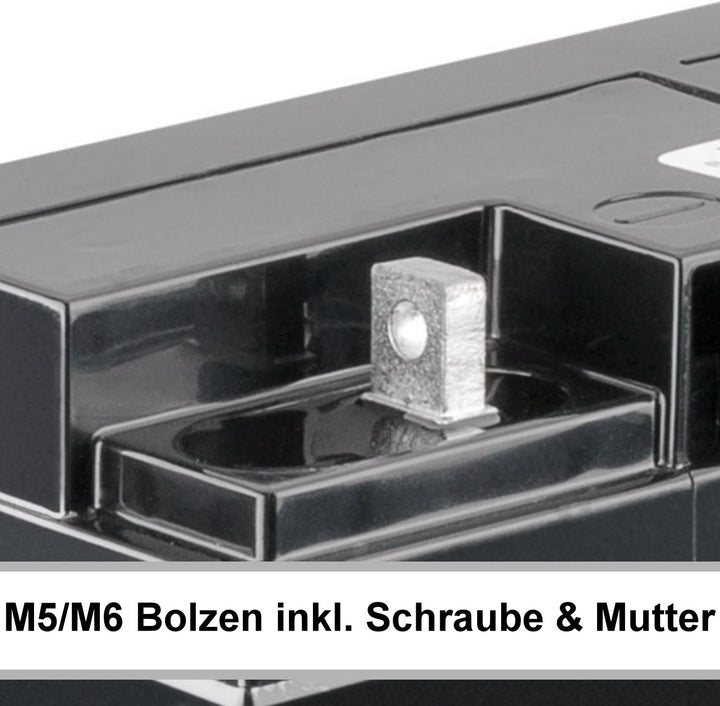 kraftmax 1x AGM 12V / 26Ah Blei-Akku - MP26-12 [ M5 - Bolzen inkl. Schraube und Mutter ] VDs geprüft