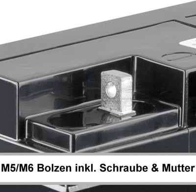 kraftmax 1x AGM 12V / 26Ah Blei-Akku - MP26-12 [ M5 - Bolzen inkl. Schraube und Mutter ] VDs geprüft