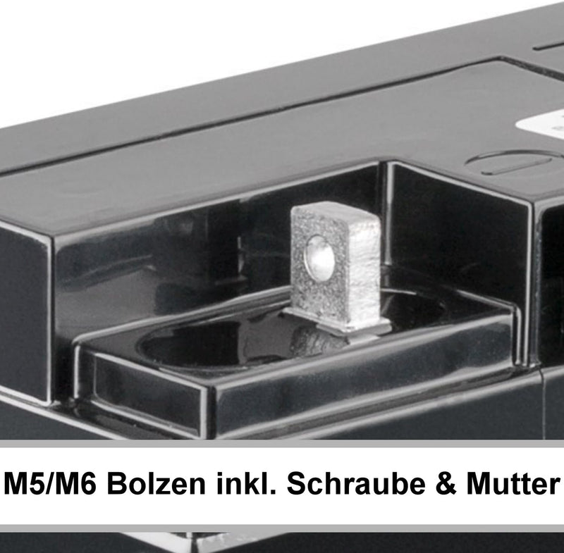 kraftmax 1x AGM 12V / 26Ah Blei-Akku - MP26-12 [ M5 - Bolzen inkl. Schraube und Mutter ] VDs geprüft