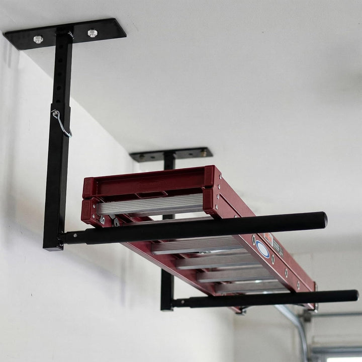 Deckenregal Hängeregal Höhenverstellbarer,2 Stück Verstellbares Überkopfleiterregal,dachbox wandhalt