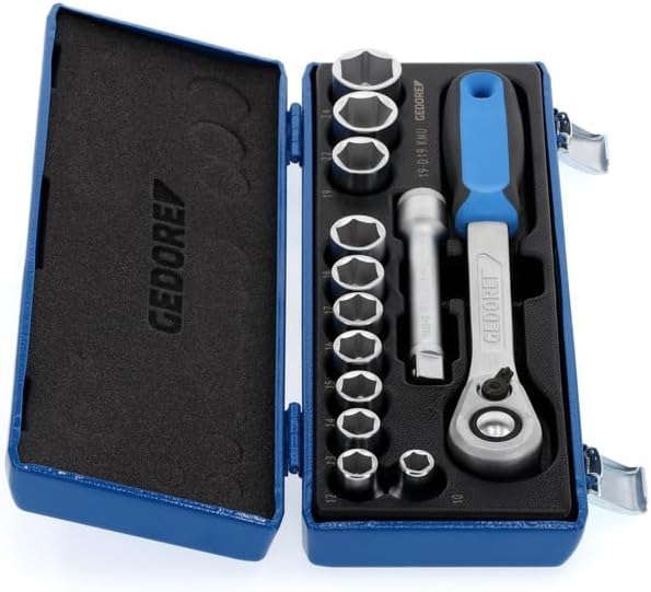 GEDORE 19 KMU-20 Steckschlüssel-Satz 12" 13-TLG 6-Kant 10-24 mm, teilig 13-teilig, 13-teilig