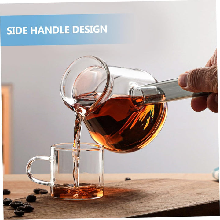 Cabilock Milch Pan Glas Türkischen Kaffee Topf Glas Herd Tee Maker Sauce Pan für Home Küche