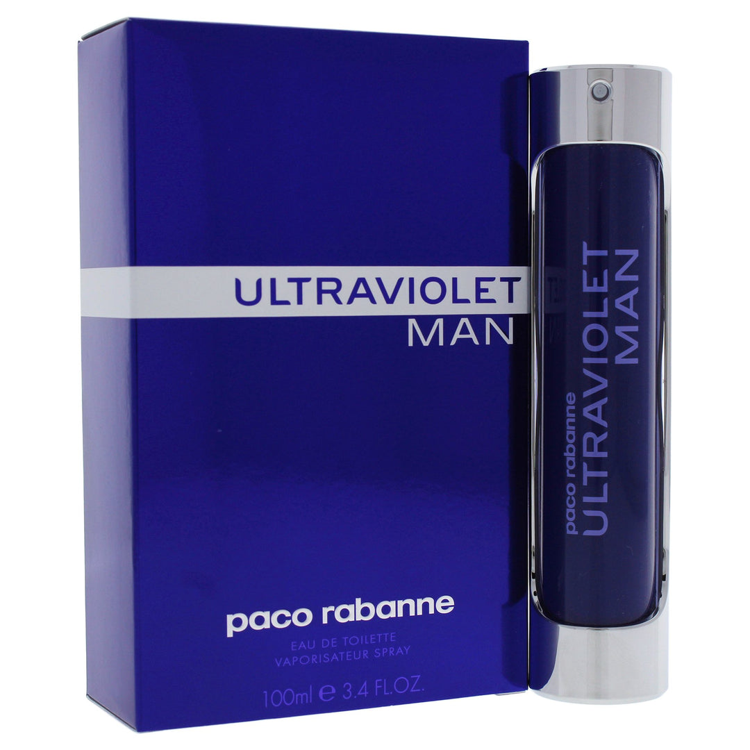 Paco Rabanne Ultraviolet Man EDT Spray 100 ml, 1er Pack (1 x 100 ml) Minze 100 ml (1er Pack), Minze