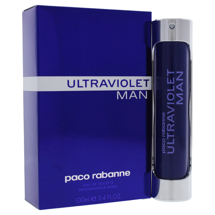 Paco Rabanne Ultraviolet Man EDT Spray 100 ml, 1er Pack (1 x 100 ml) Minze 100 ml (1er Pack), Minze