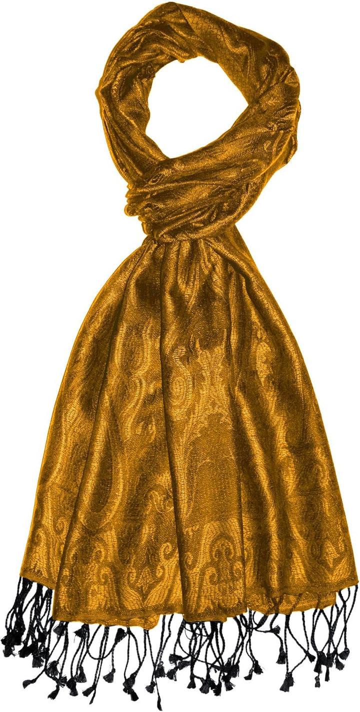 Lorenzo Cana Pashmina Damen - Schal Schaltuch jacquard gewebt 100% Seide Paisley Muster Seidenschal