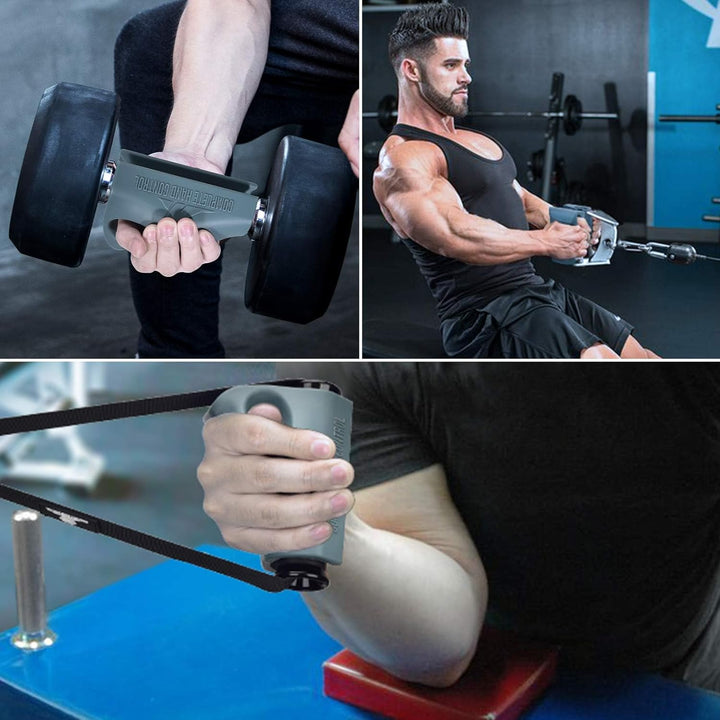 Complete Hand Control: Fat Grip Krafttrainer – Set mit 2 benutzerdefinierten Händen mit Premium-Grif