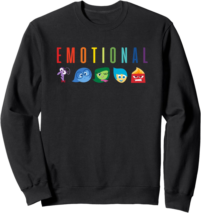 Disney Pixar Inside Out Emotional Rainbow Sweatshirt