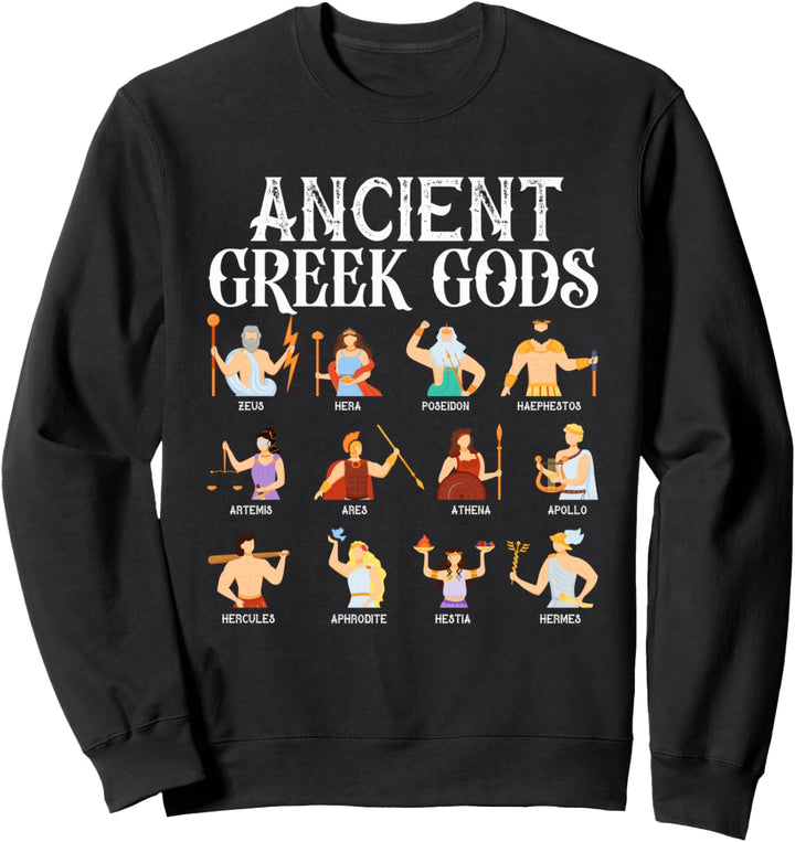 Greek Mythology Gods Ancient Greece History Culture Lover Sweatshirt