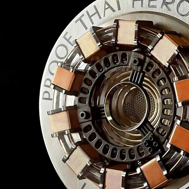 Lonyiabbi 1:1 Arc Reactor MK1 Model LED Light Vibration Sensing Control USB Interface Finished Produ