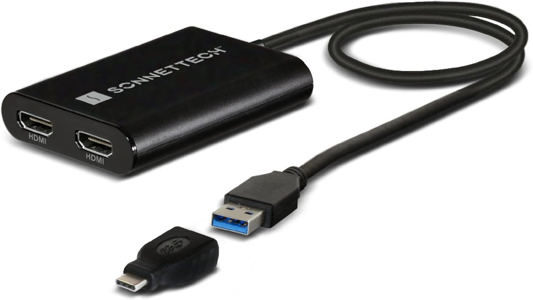 Sonnet Dual 4K HDMI 2.0 Adapter for M1 Macs, USB3-DHDMI