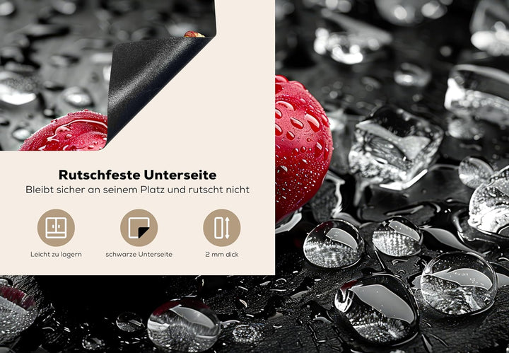 KitchenYeah© Herdabdeckplatte 75x52 cm Einteilig Herdabdeckung Abdeckplatte für Ceranfeld Abdeckung