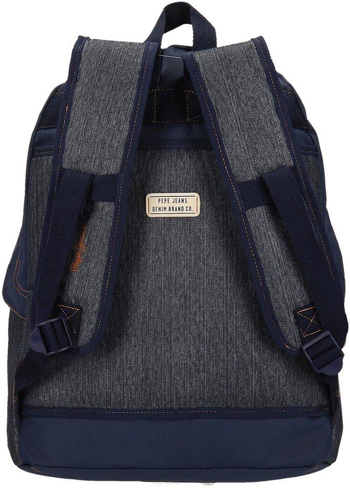 Pepe Jeans Yelena Rucksack Blau 31x42x17,5 cms Polyester 22.79L