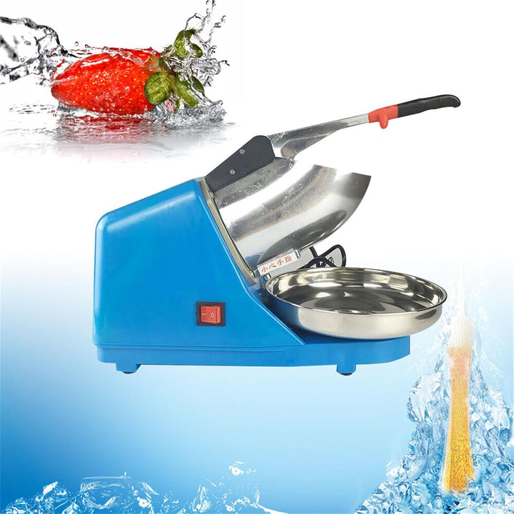 Elektrischer Ice Crusher, Eiscrusher, Eiszerkleinerer, 65kg/h Elektrischer Eisrasierer für die Zuber