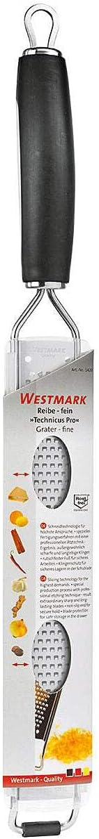Westmark Reibe, Fein, Rostfreier Edelstahl/Kunststoff, Technicus-Pro, Silber/Schwarz, 14202270 Techn