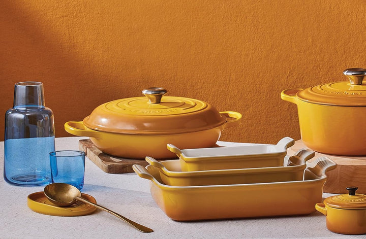 Le Creuset ovale Löffelablage aus Steinzeug, Nectar, 71507156720099, Extra breit, Nectar