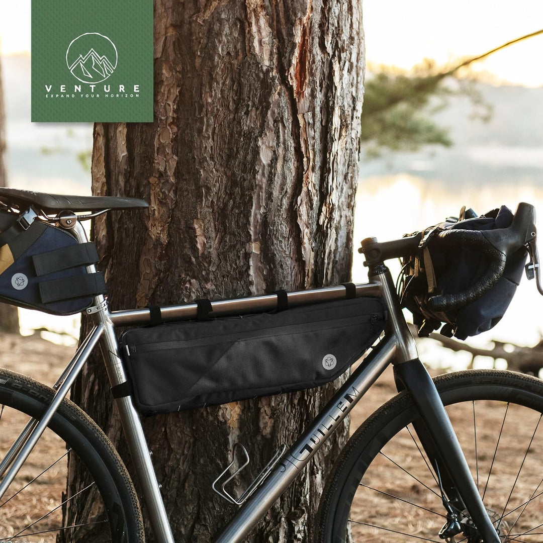 AGU Tube Venture Fahrrad Rahmentasche, Rahmentasche Fahrrad Wasserabweisend, Reflektierend Polyester