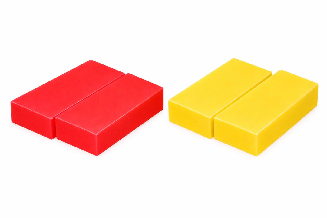 SkinStar Hydrocarbon Racing Wax Skiwax Profi-Wachs Mix Set Yellow-Red 500g