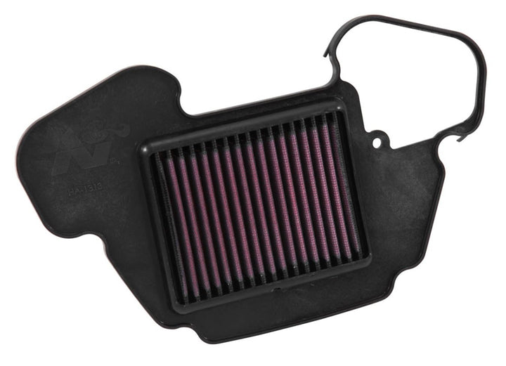 K&amp;N HA-1313 Motorrad Tauschluftfilter, Rot
