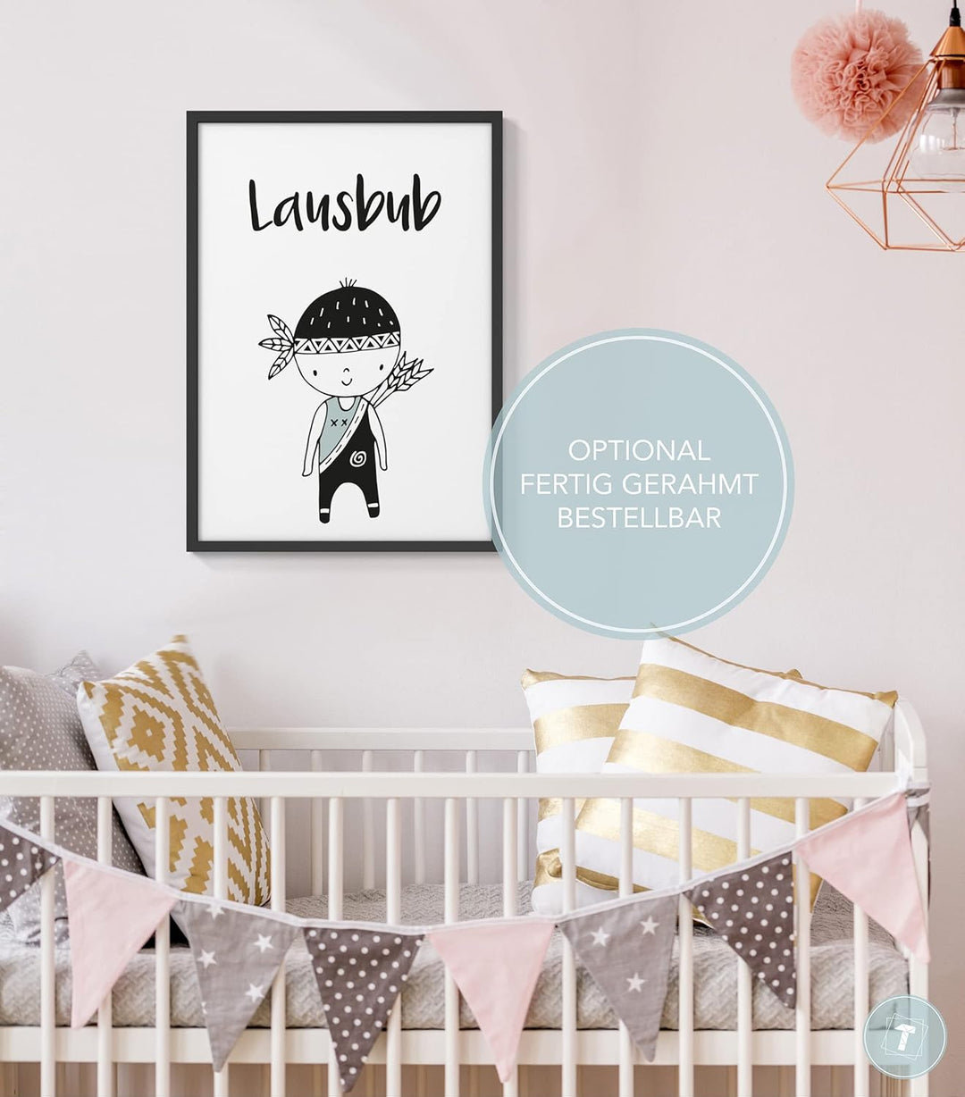 Papierschmiede® Kinderposter in A3, Wanddeko für Kinderzimmer oder Spielecke, Geschenk für Jungen, W