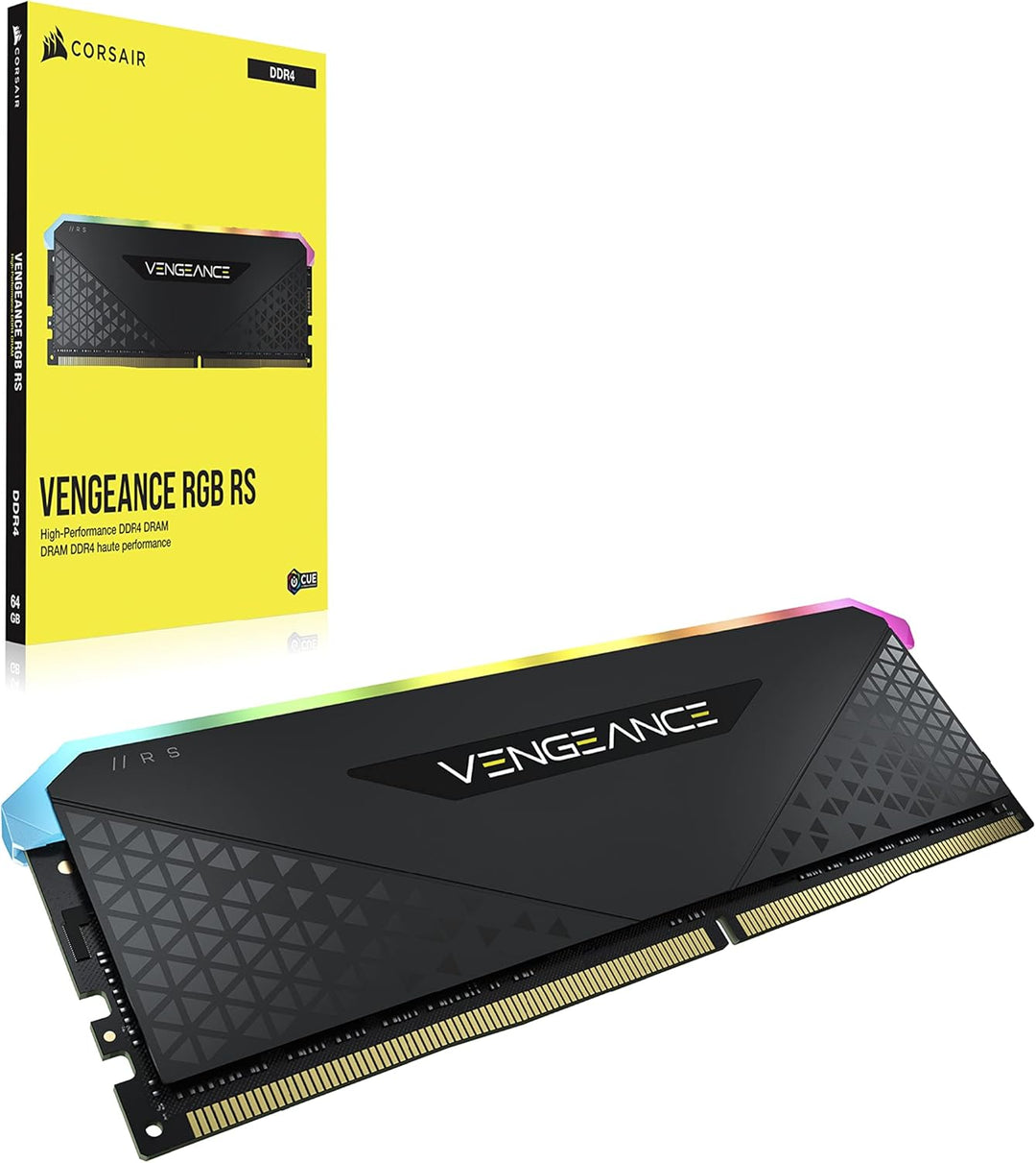 Corsair Vengeance RGB RS 8 GB (1 x 8 GB) DDR4 3.200MHz C16 Arbeitsspeicher (Dynamische RGB-Beleuchtu