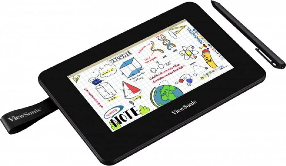 Viewsonic ID710-BWW (17,8 cm) (7 Zoll) PenDisplay Tablet zum Zeichnen und Schreiben (Full-HD, IPS Di