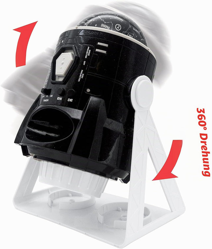 Lexibook, Speaking 2-in-1 Constellations and Images Planetarium Projector, 24 images to discover spa