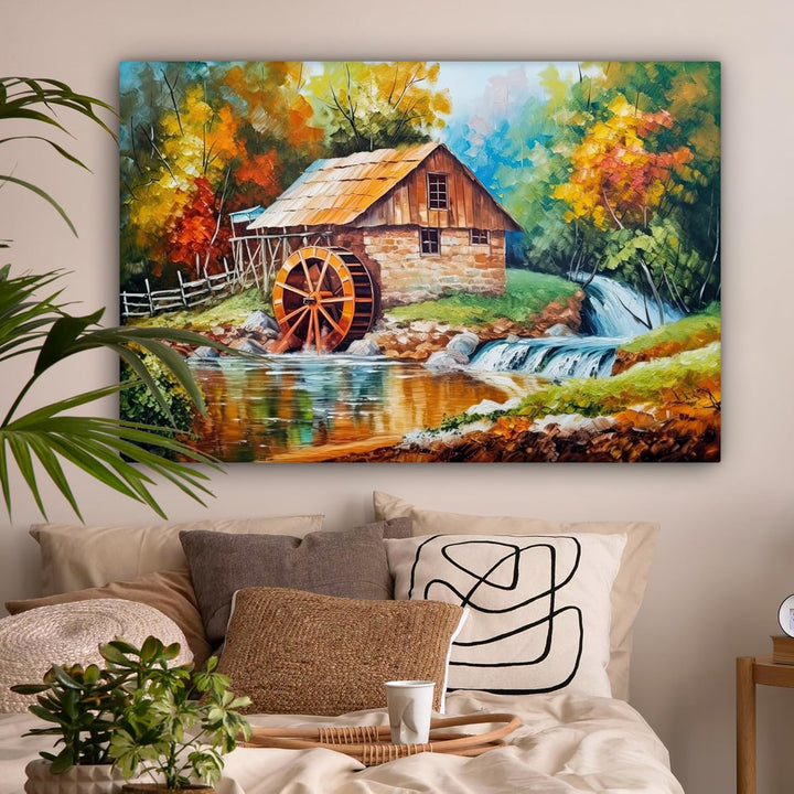 MuchoWow© Leinwandbild Gross 120x80 cm XXL Dekoration Wohnzimmer Bilder Aufhängen Wall Decoration Li