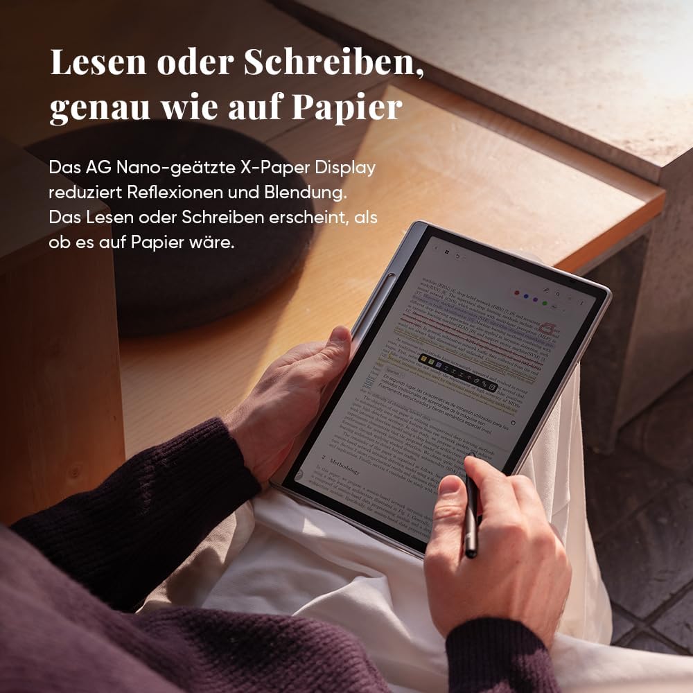 XP-Pen XPPen Magic Note Pad, Papier-Tablet mit 10,95-Zoll-Farbdisplay, 16K X3 Pro Stift, DREI Farbmo