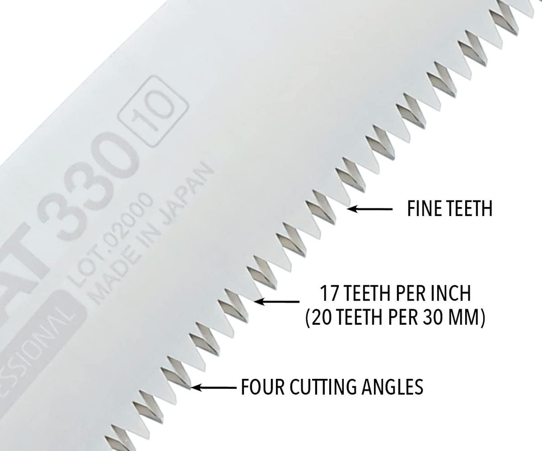 Silky Säge Zübat 330 mm 10/30 330mm 10 Zähne/30mm Handsäge, 330mm 10 Zähne/30mm Handsäge