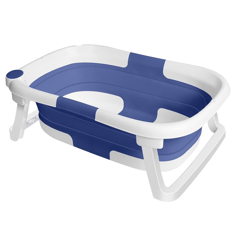 Collapsible Baby Bathtub-Baby Bathtub Foldable -Foldable Baby Bath with Support, Baby Bathtub, Newbo