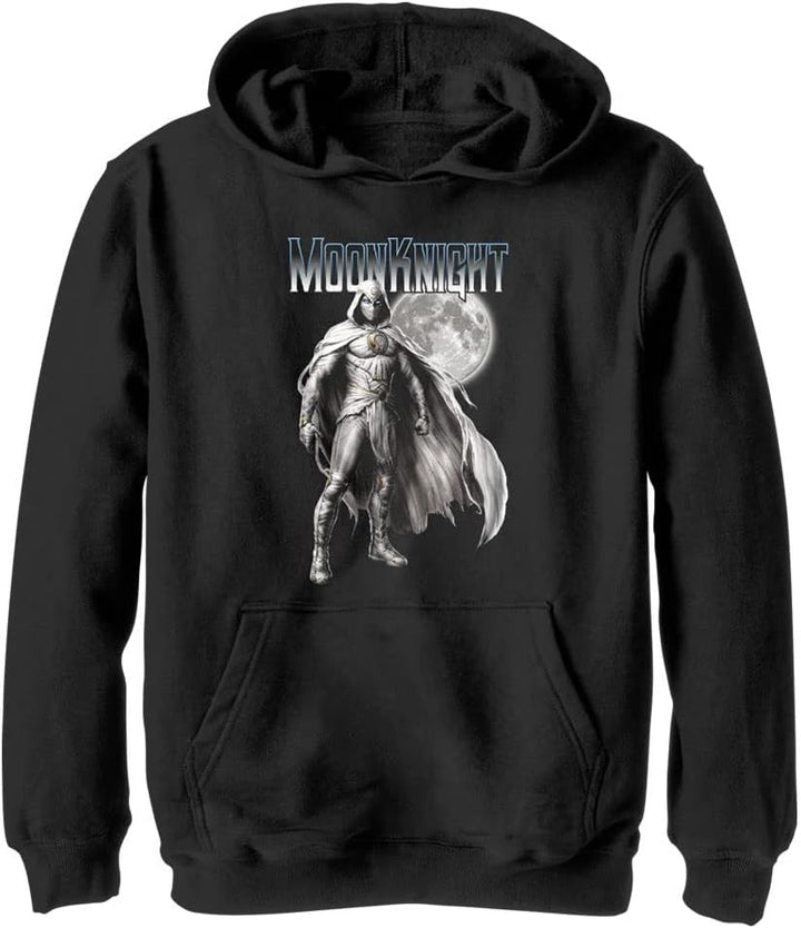 Marvel Unisex Kinder Moon Knight Moon Hoodie S Schwarz, S Schwarz