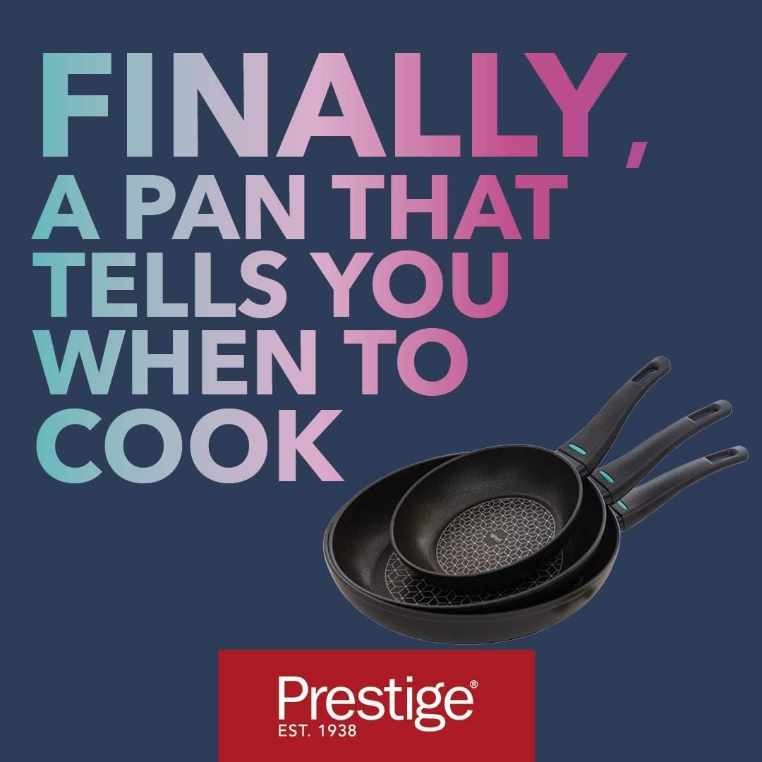 Prestige Thermo Smart Induction Antihaftbeschichtete Wok-Pfanne, 28 cm Durchmesser 28cm Stirfry pan,