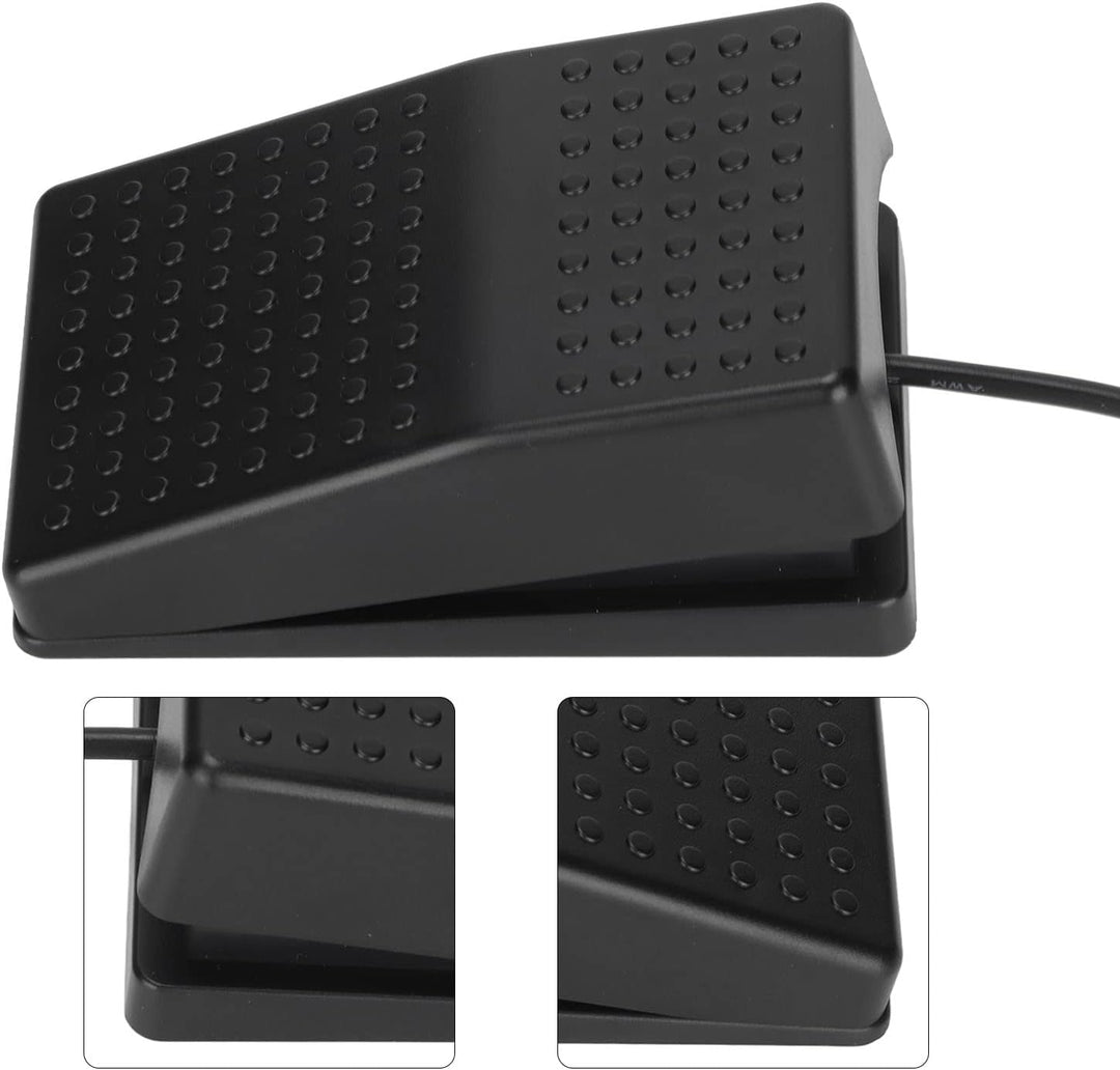 USB-Fussschalter Pedal - Hochsensibel, Multifunktional, Ergonomisch - Einzelner Fussschalter mit 2m