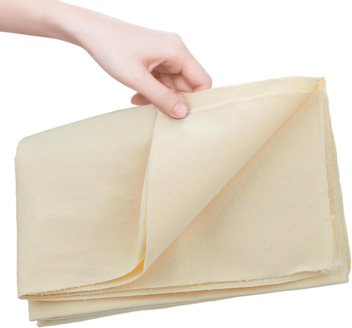 Bäckerleinen Leinentuch Brot Backen 75 X 45cm 6 Stück Natur Bäckerleinen Teige Teigtuch Gärfolie für