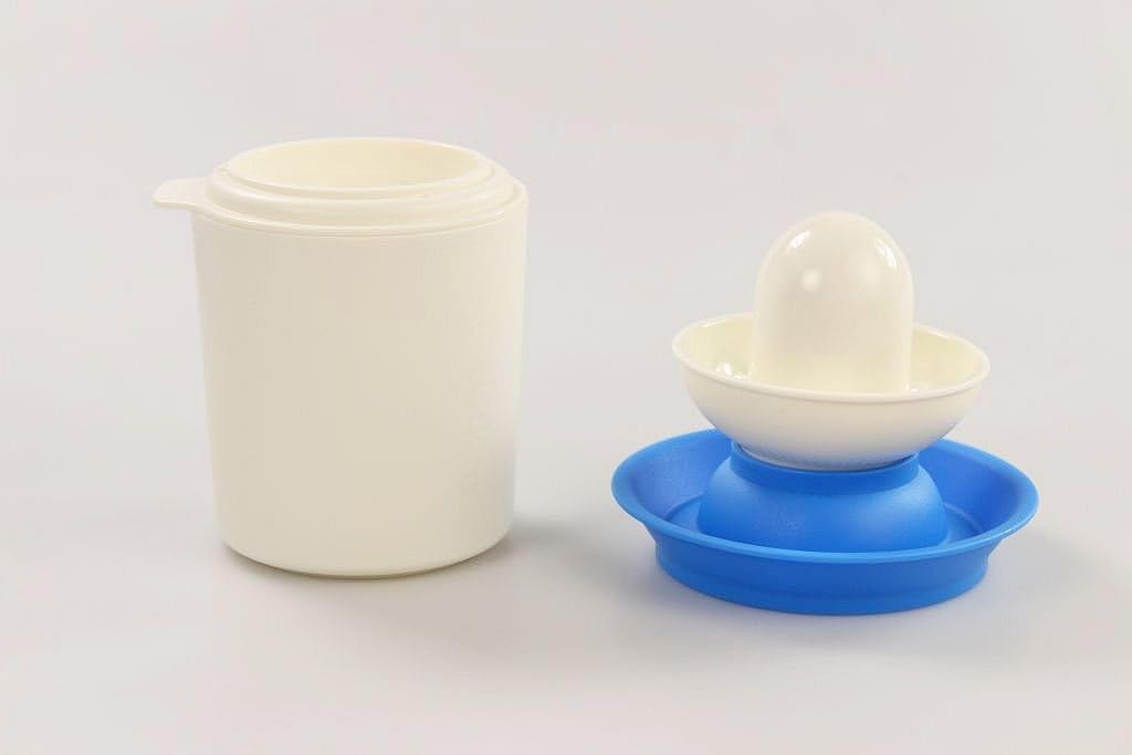 TUPPERWARE Chini Party Knödelzubereiter weiss/blau Knödelei Knödel