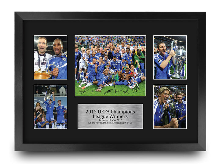 HWC Trading FR A3 Winners 2012 Gedruckte Erinnerungsstücke Signiert Autogramm Foto Display Für Fussb