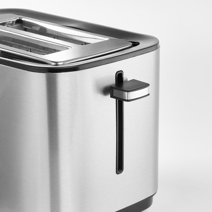 CASO Selection T 2 - Design Toaster, Edelstahlgehäuse, Optimale Röstgradeinstellung auf 7 Stufen, In