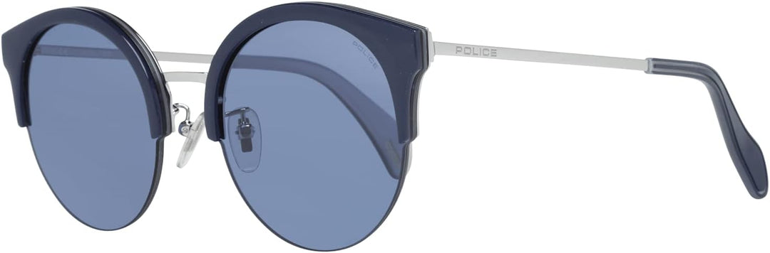 Police Unisex Spl615610579 Sunglasses, Shiny Full Palladium, 61